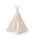 Tipi-leketelt med flekkmønster 100x95x140 cm bomull forfra