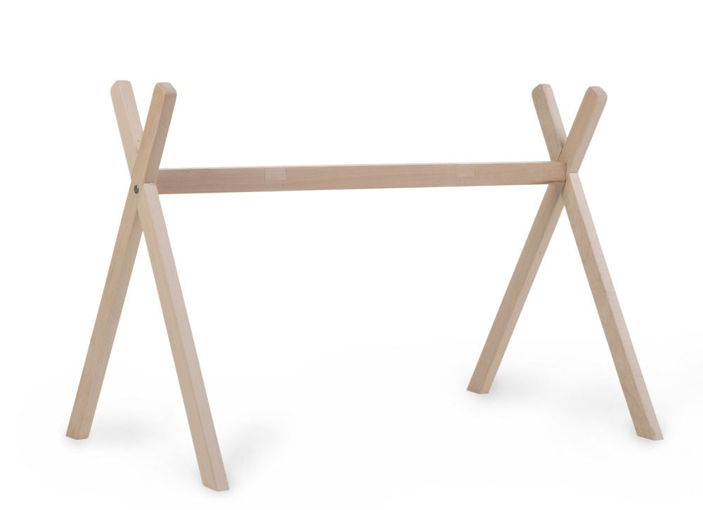 Bakside av Tipi-stativ for moseskorg med Play&Gym-funksjon, natur - Childhome