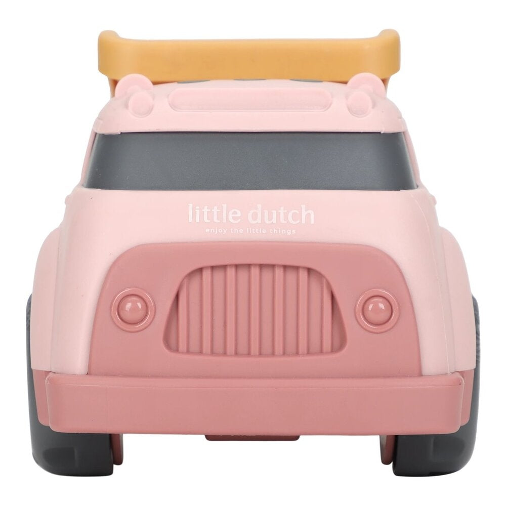 Tipplastebil 17 cm rosa - Little Dutch bakside