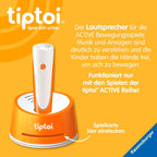 nærbilde av tiptoi ACTIVE høyttaler for bevegelsesspill