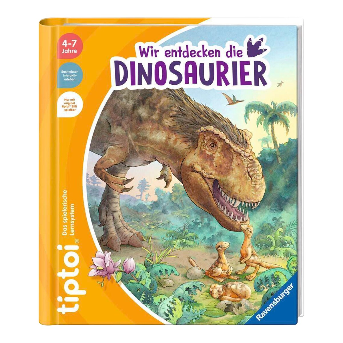 tiptoi® bok vi oppdager dinosaurene fra 4 år forsidebilde