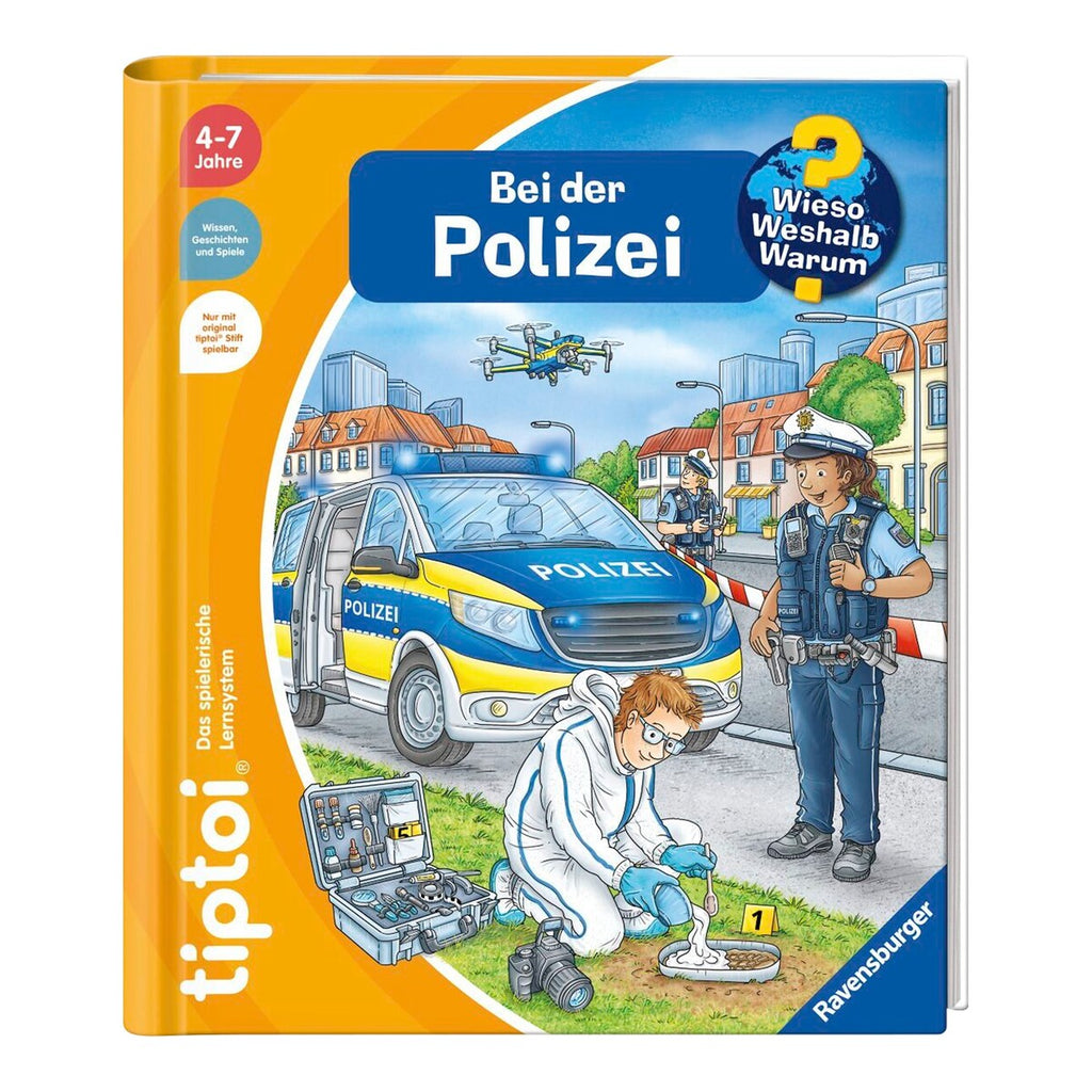 tiptoi® faktabok om politiet forside