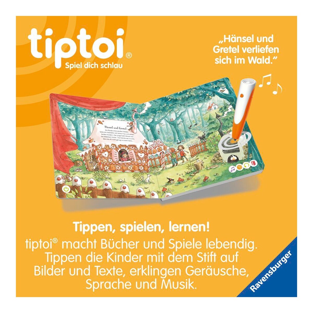 tiptoi® interaktiv bok "Meine schönsten Weihnachtsmärchen" detalj av illustrasjon