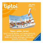 detalj av tiptoi® interaktiv julebok med sanger side