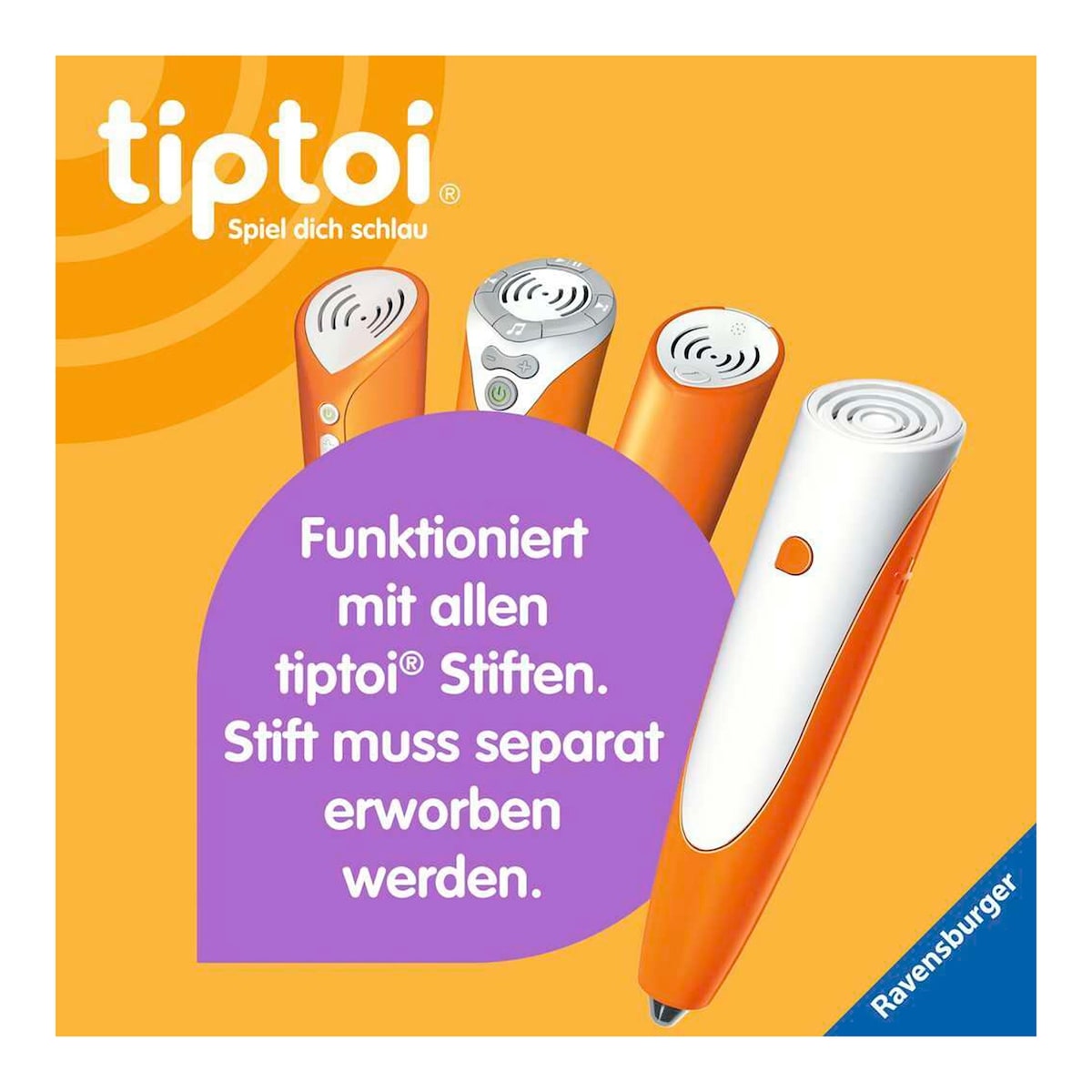 tiptoi® mine fineste barnesanger fra 3 år montert og klar til bruk