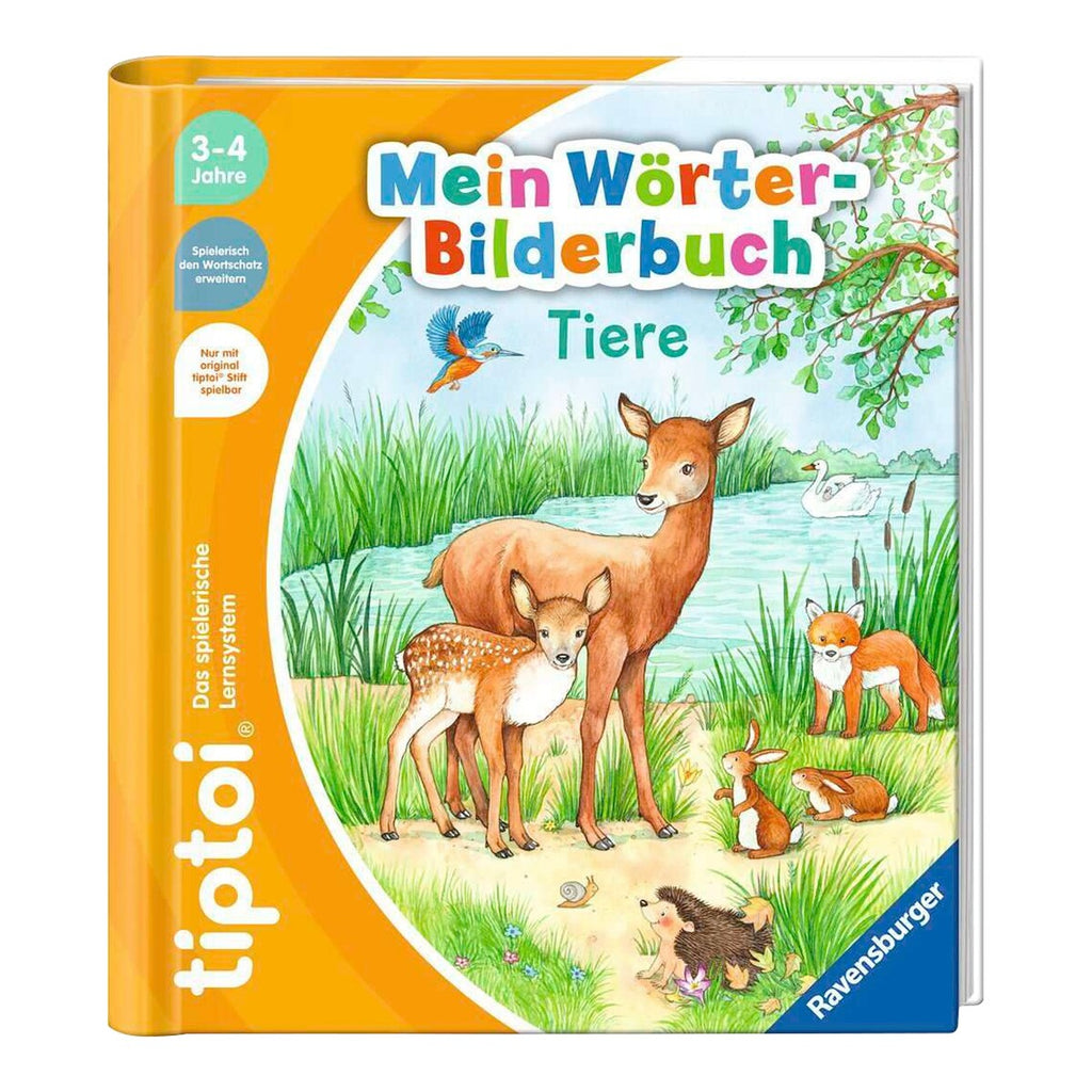 tiptoi® ordbildebok dyr forside med dyremotiver