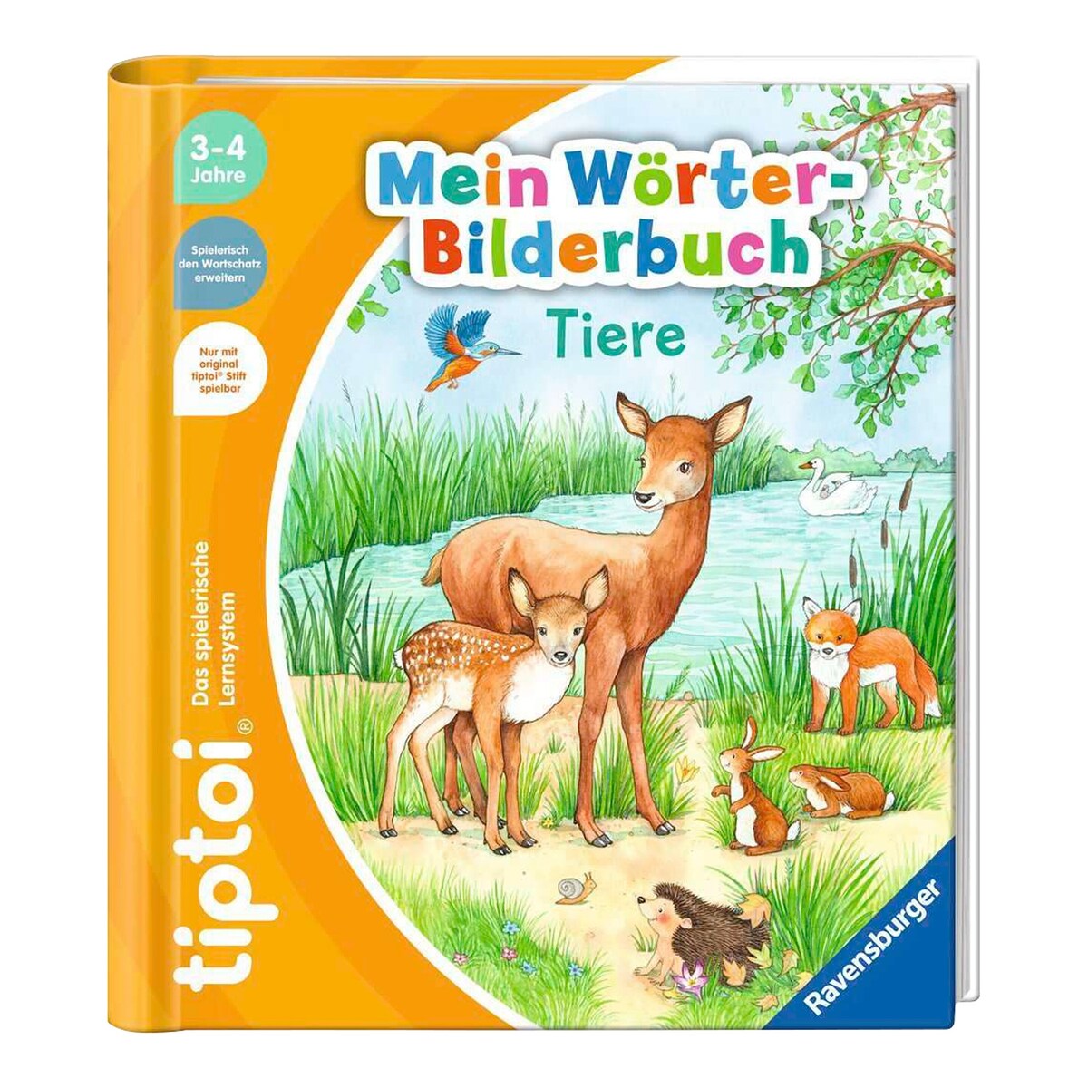 tiptoi® ordbildebok dyr forside med dyremotiver