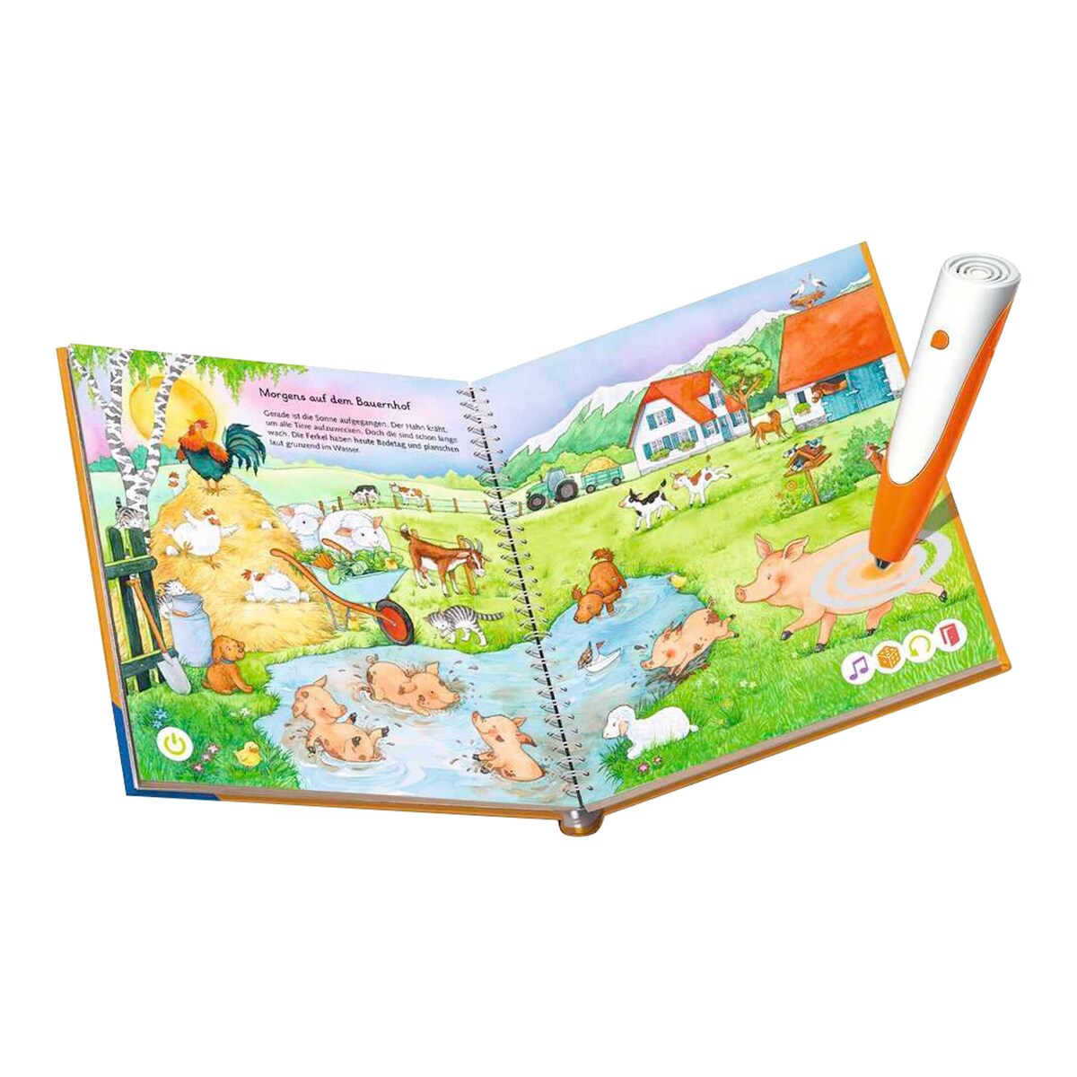 tiptoi® ordbildebok dyr montert med spiralbinding