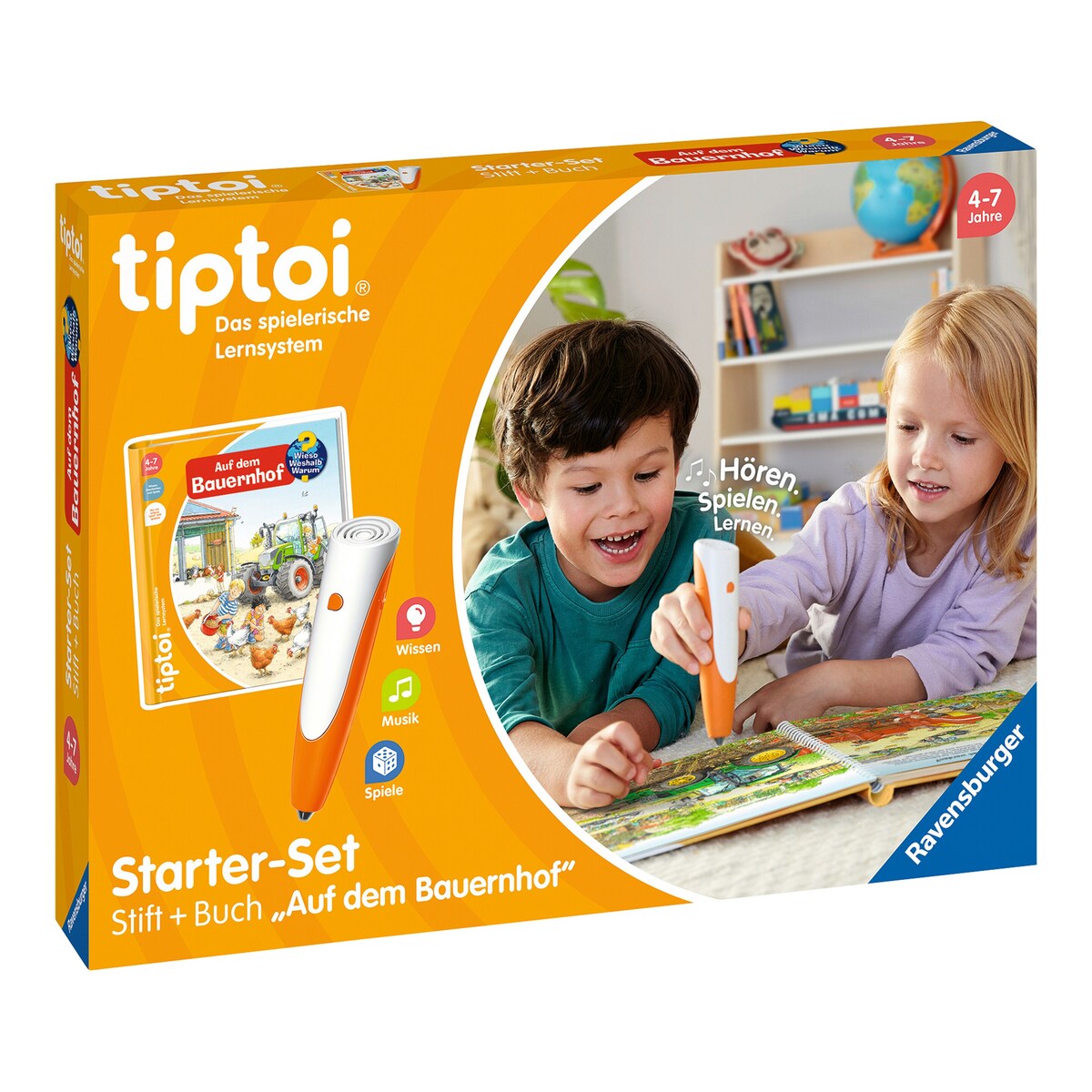 tiptoi startsett penn og bok bondegård forfra
