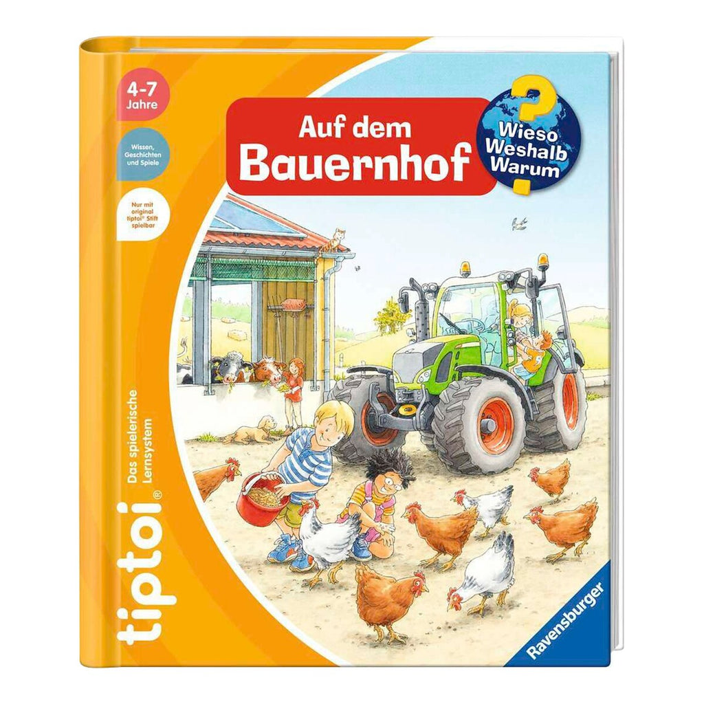 tiptoi startsett bokside med gårdsillustrasjoner