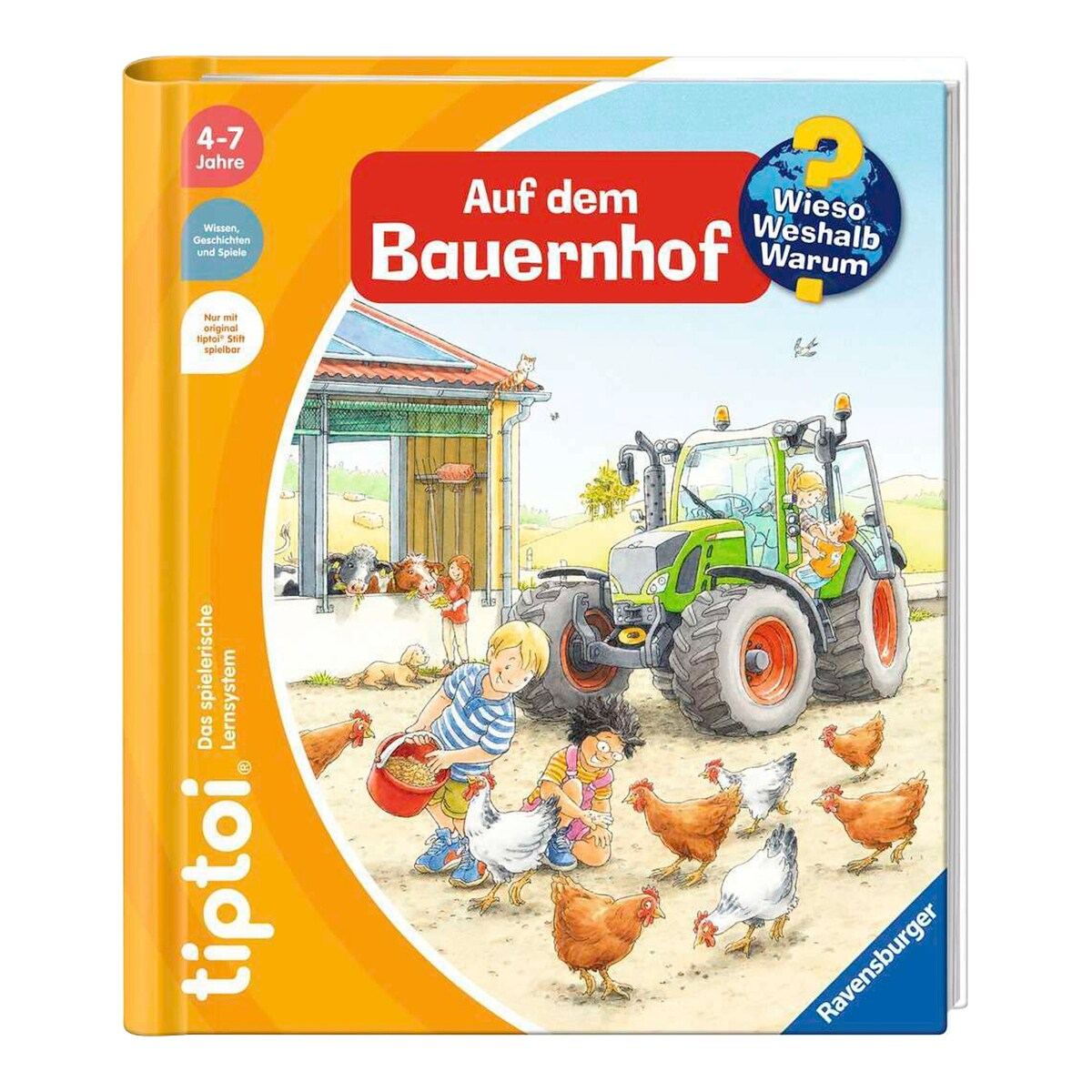 tiptoi startsett bokside med gårdsillustrasjoner