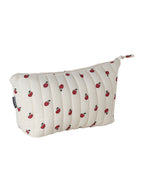 Toalettmappe for baby i musselin bomull 25x18 cm bakside