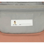Toalettmappe Happy Prints med speil og krok med patches