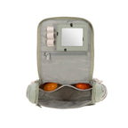 Toalettmappe mini Happy Prints light olive for barn - bakside