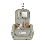 Toalettmappe mini Happy Prints light olive for barn - nærbilde av glidelås