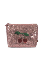 Toalettmappe Tutti med glitter Mellow Rose foran