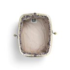 Toalettmappe Zip&Go Blue Garden bomull bakside