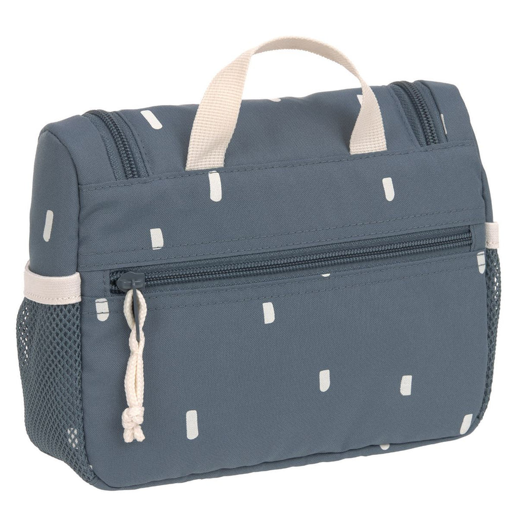 Bakside av Toalettveske Mini Washbag Happy Prints Midnight Blue