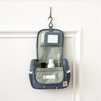 Toalettveske Mini Washbag Happy Prints Midnight Blue med integrert speil