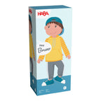 Tøydukke Bruno 30 cm med avtagbart sweatshirt