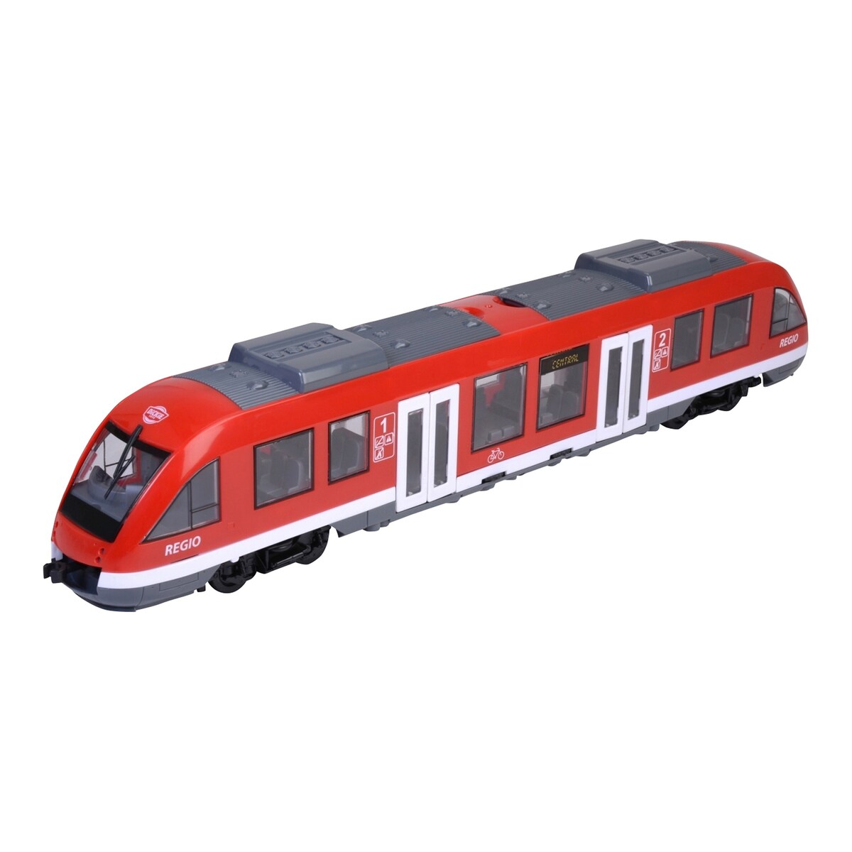 Tog City Train 45 cm med frihjul skala 1:43 forfra