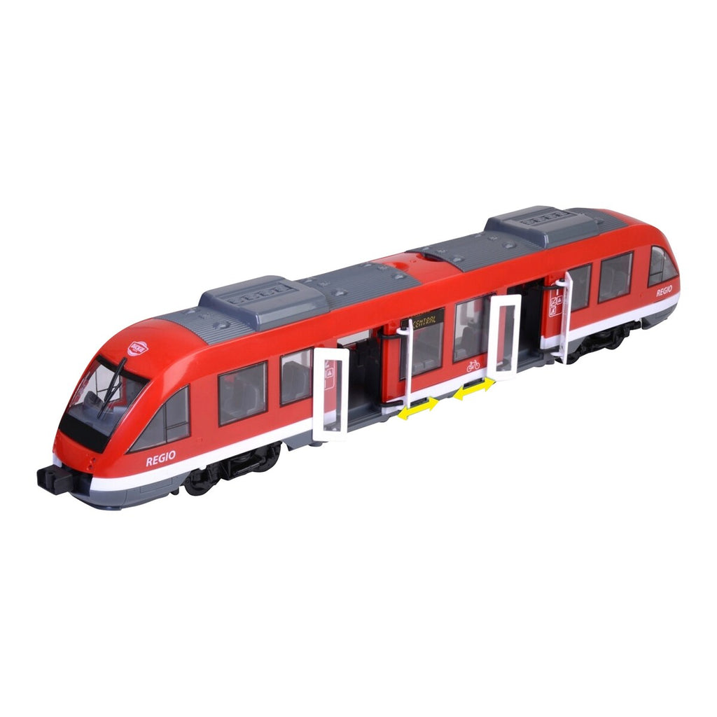 Tog City Train 45 cm med frihjul skala 1:43 montert i lek