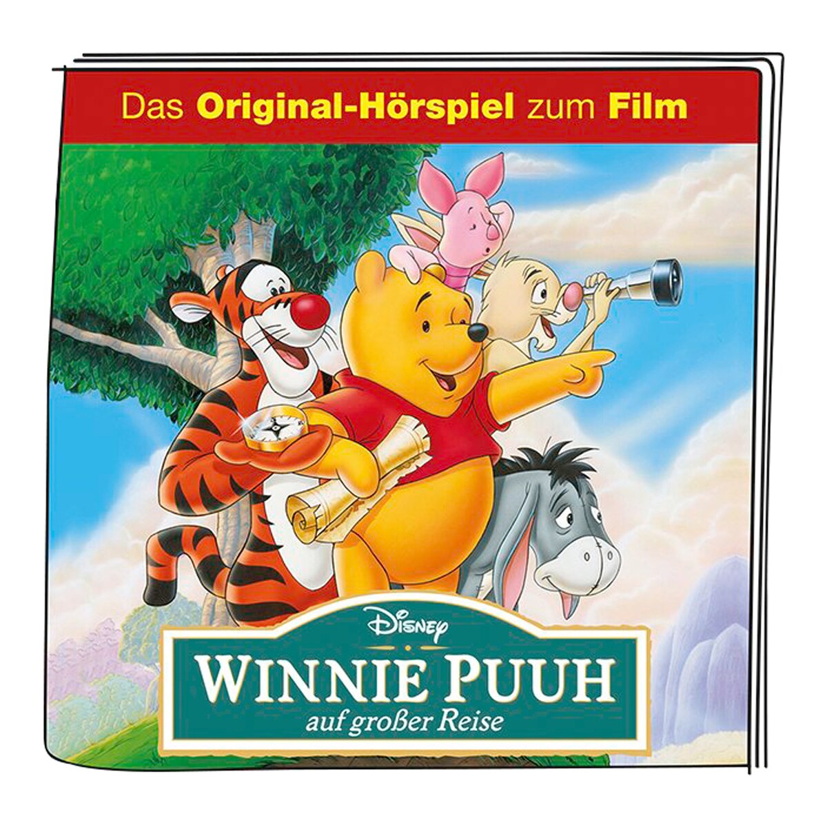 Montert Tonie lydfigur Disney Ole Brumm på stor reise på Toniebox