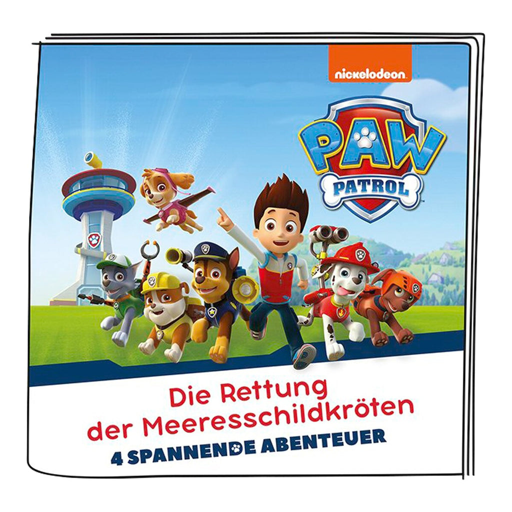 Montert Tonie lydfigur PAW Patrol - redningen av havskilpaddene på Toniebox
