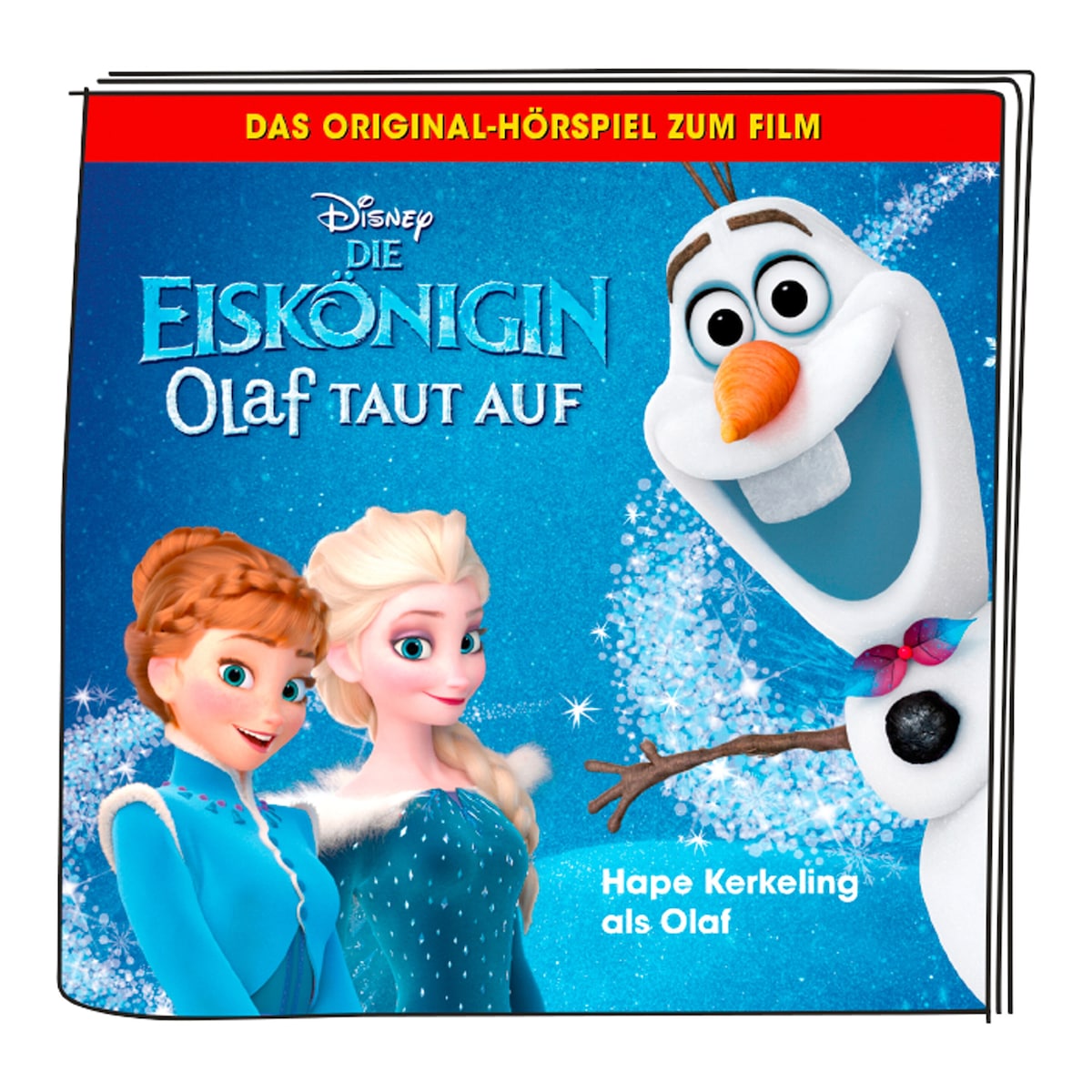 Tonie lyttefigur Disney Frost montert på Toniebox