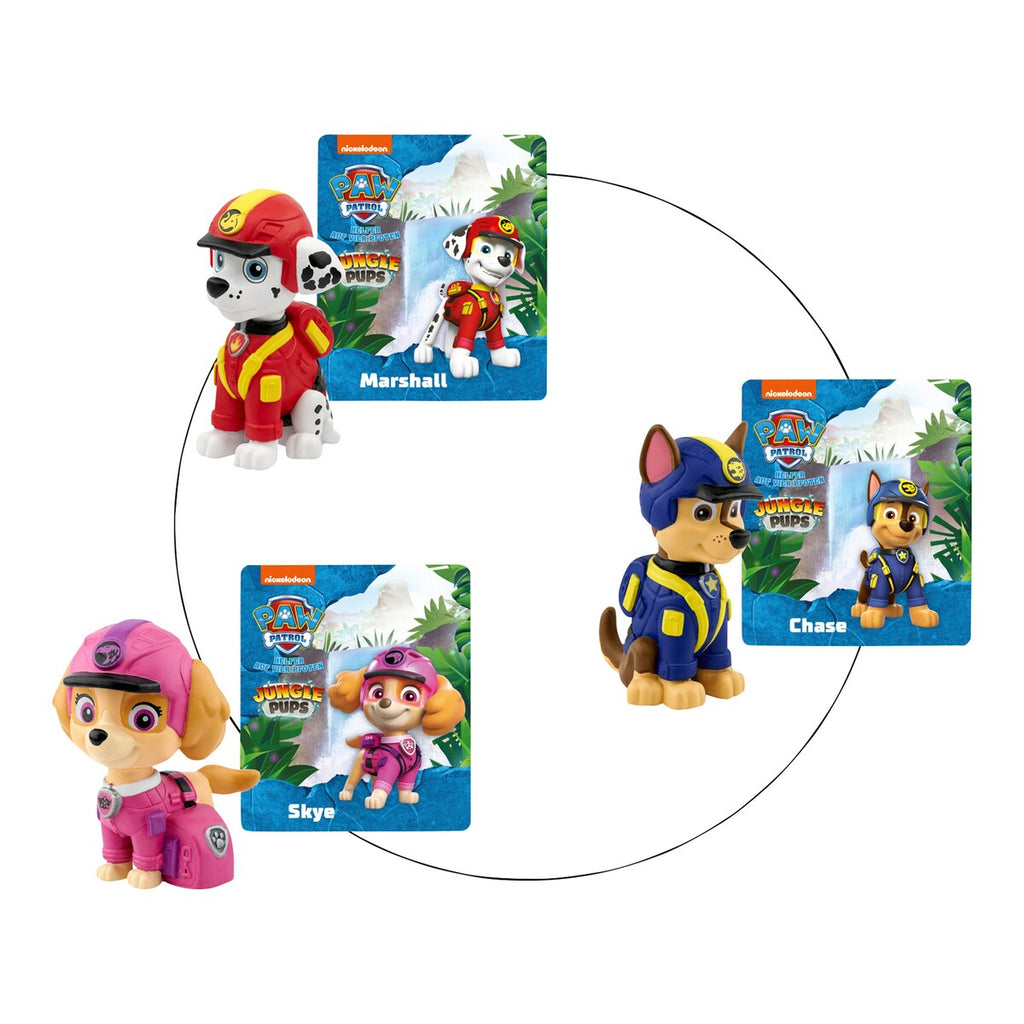 Tonie lyttefigur 3-pk PAW Patrol Jungle Pups forfra