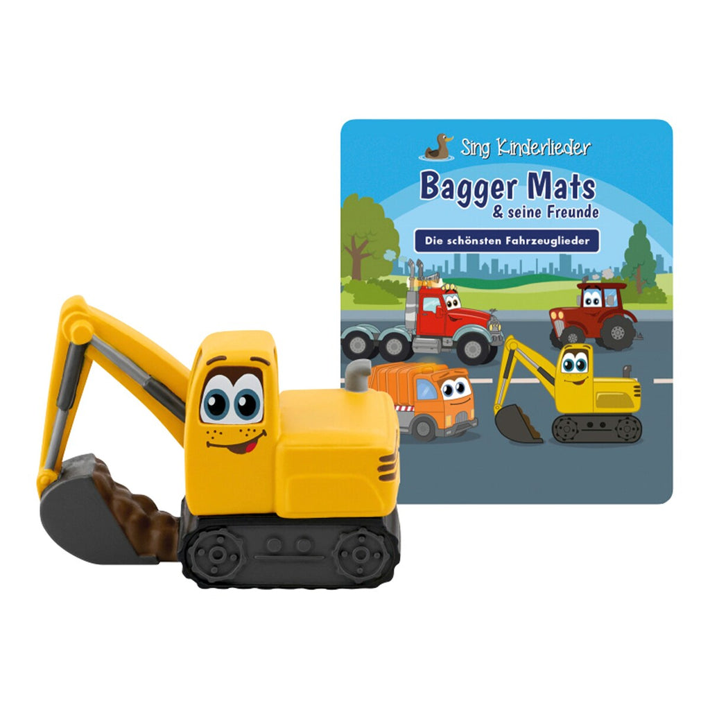 Tonie lyttefigur Barnesanger - Gravemaskin Mats forfra