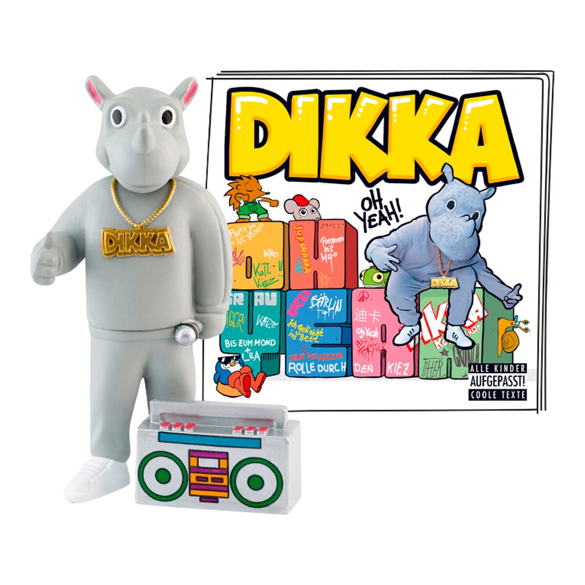 Tonie lyttefigur DIKKA Oh Yeah forfra
