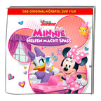 Tonie lyttefigur Disney Junior Minnie montert på Toniebox