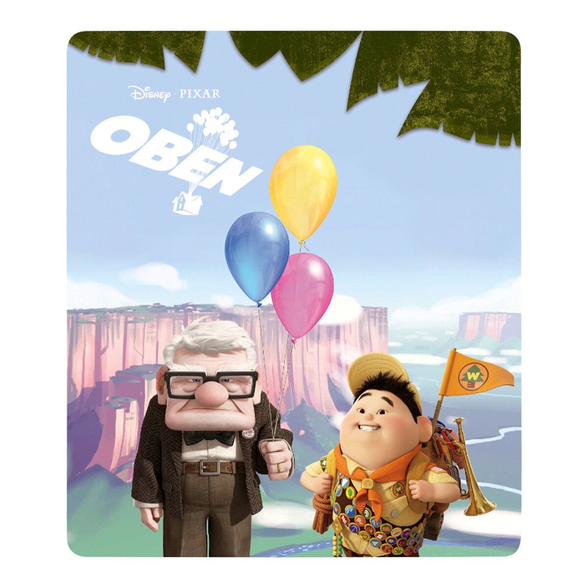 Montert Tonie lyttefigur Disney Oppe på Toniebox