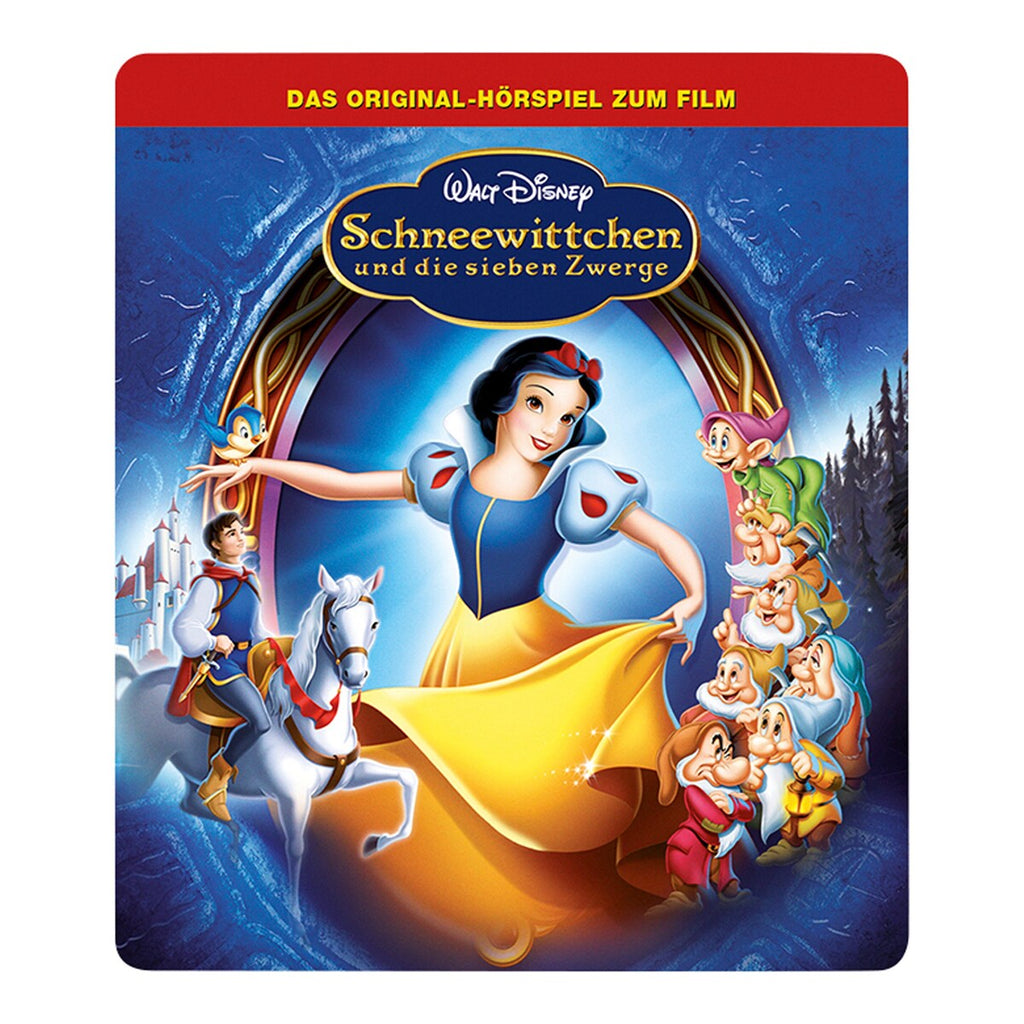 Montert Tonie lyttefigur Disney Snøhvit og de syv dvergene på Toniebox