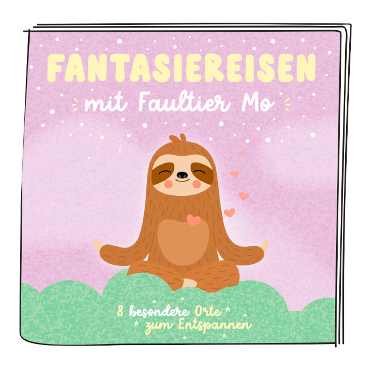 Montert Tonie lyttefigur fantasireiser med dovendyret Mo på Toniebox