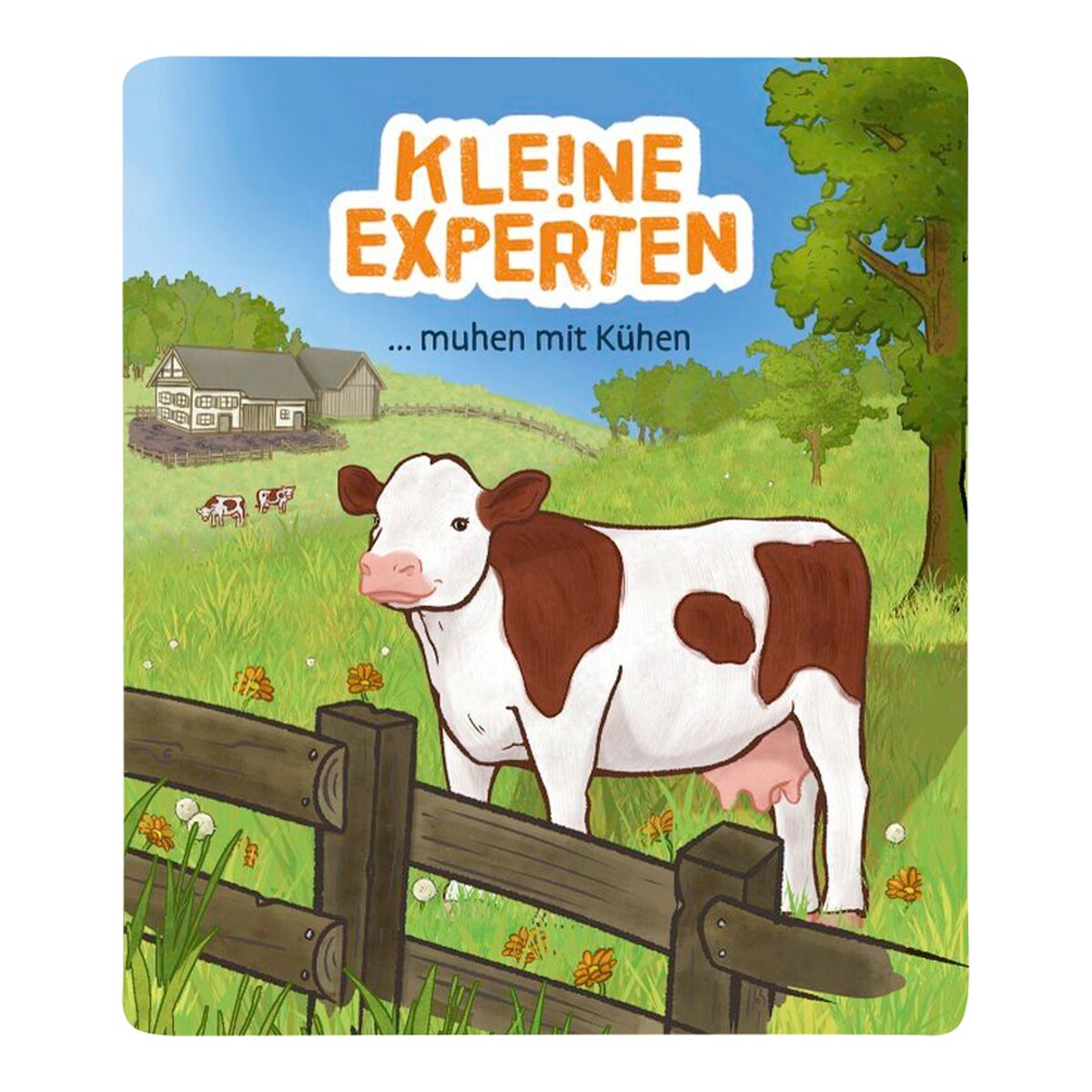 Montert Tonie lyttefigur KLE!NE EXPERTEN - Muhen mit Kühen på Toniebox