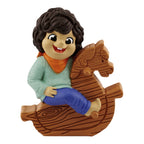 Tonie lyttefigur knereiter, fingerleker og rim bakside
