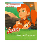 Tonie lyttefigur Lassie montert på Toniebox