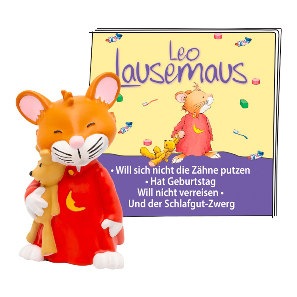 Tonie lyttefigur Leo Lausemaus - forfra