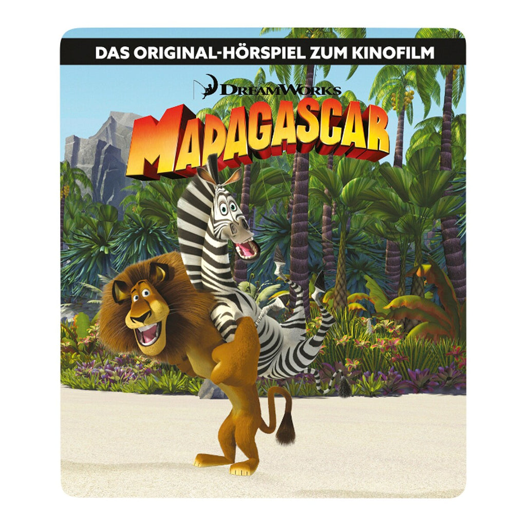 Tonie lyttefigur Madagascar 1 montert på Toniebox