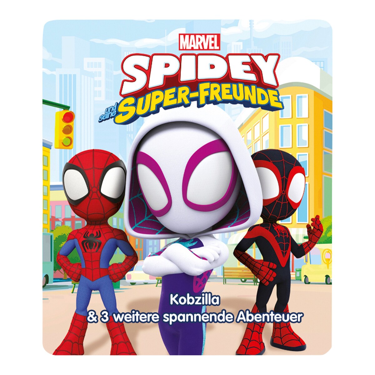 Tonie lyttefigur Marvel Spidey - Kobzilla montert på Toniebox