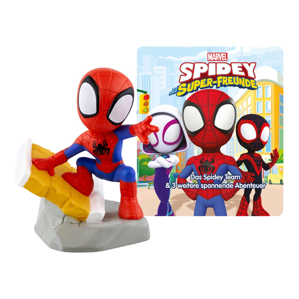 Tonie lyttefigur Marvel Spidey og supervenner forfra