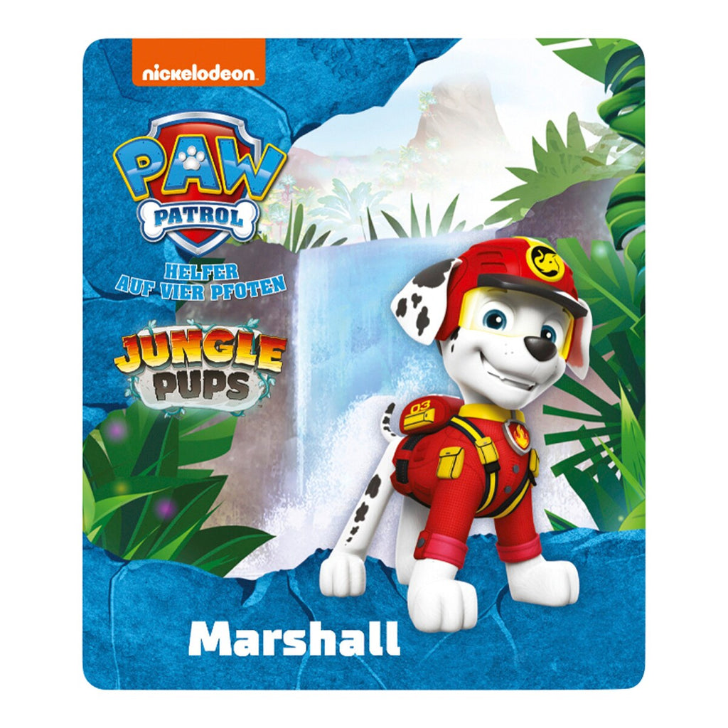 Montert Tonie lyttefigur Paw Patrol Jungle Pups Marshall på Toniebox