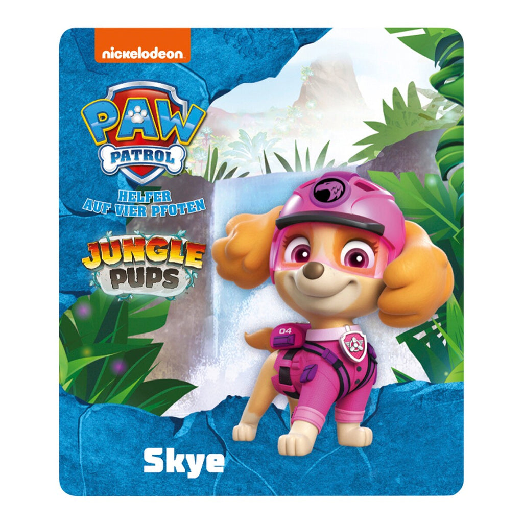Montert Tonie lyttefigur Paw Patrol Jungle Pups Skye på Toniebox