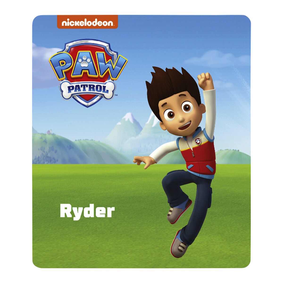 Tonie lyttefigur Paw Patrol - Ryder montert på Toniebox