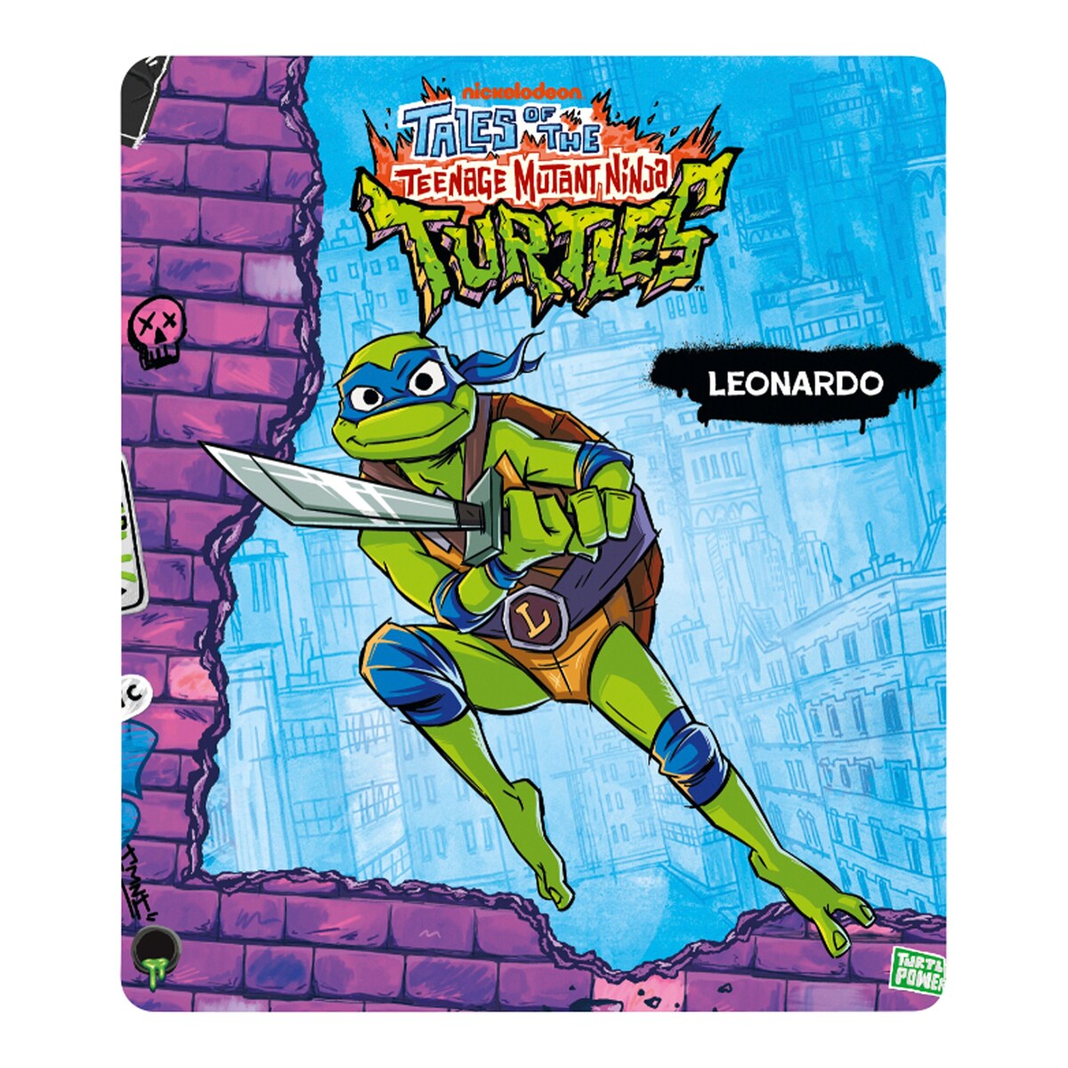 Montert Tonie lyttefigur Teenage Mutant Ninja Turtles Leonardo på Toniebox