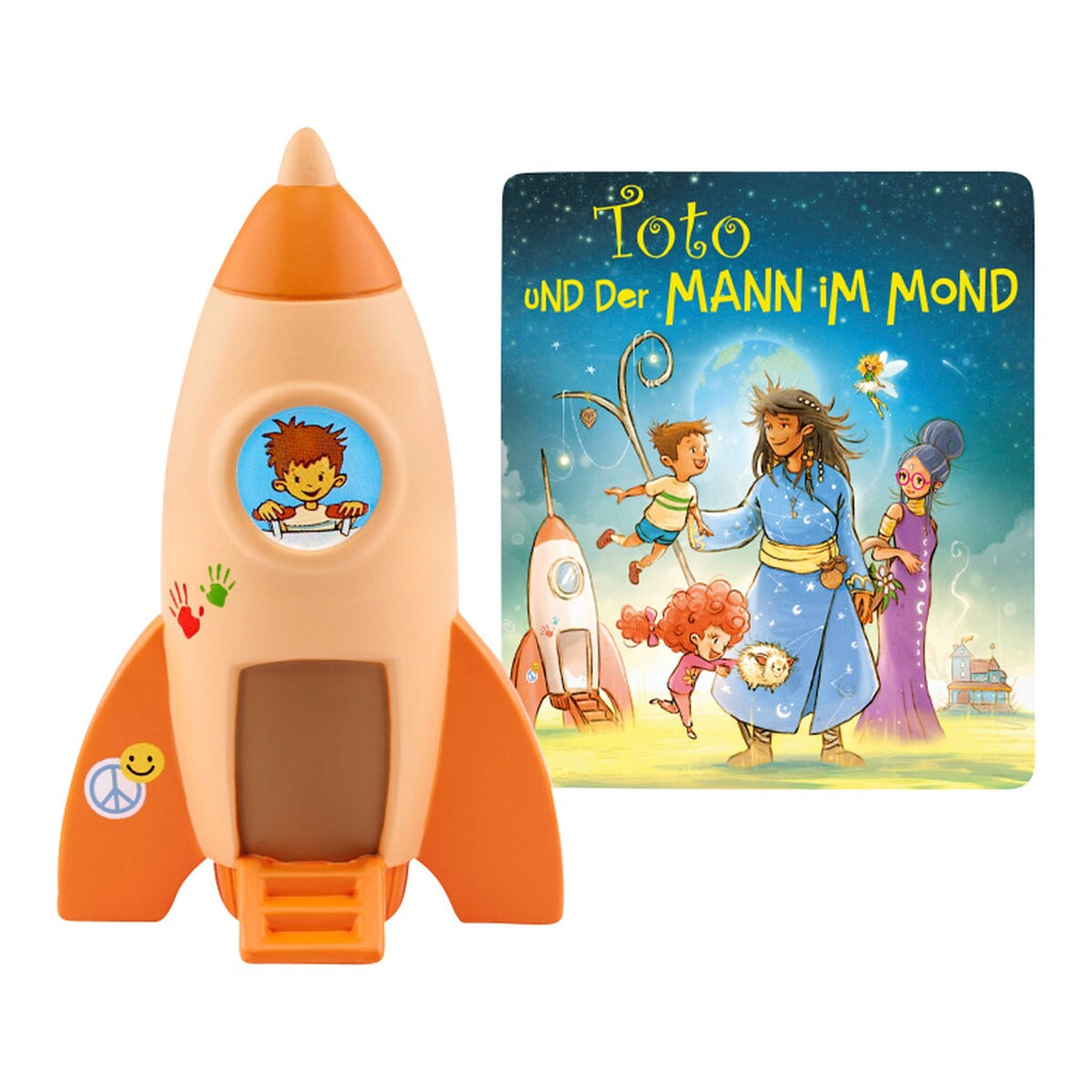 Tonie lyttefigur Toto og mannen i månen forfra
