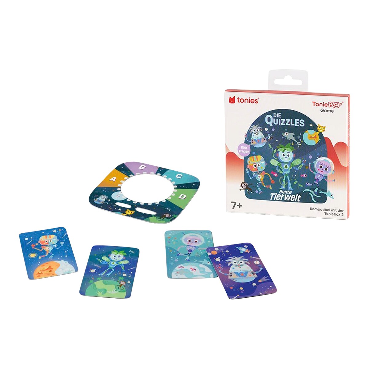 Tonie Play Games S - Die Quizzles: Bunte Tierwelt forfra