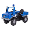 Tråbil rollyUnimog politi forfra